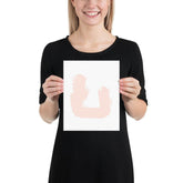 Photo paper poster " Pastel Brush Abstract Return" Minimalist Wall Decor Wall Art, Photo Paper Poster, $ 29.00, A Moment Of Now™